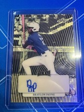 2023 Mabp1 BRAYLON PAYNE Perfect game GOLD Vinyl Super Red 1/1 Auto Free Ship!!