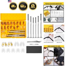 Magnetic Eyeglass Repair Kit, Glasses Repair Kit with Eyeglass Screws Include...