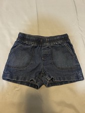 Toddler Jean Shorts Girls Size 6 Jumping Bean Dark Wash