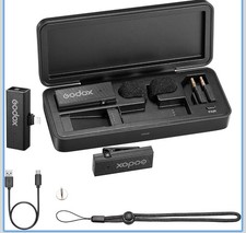 Godox MoveLink Mini LT Kit2 Wireless Microphone for iphone, 100m/328ft Range