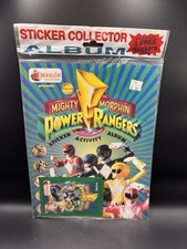 Merlin 1994 MIGHTY MORPHIN POWER RANGERS sticker album Factory Sealed