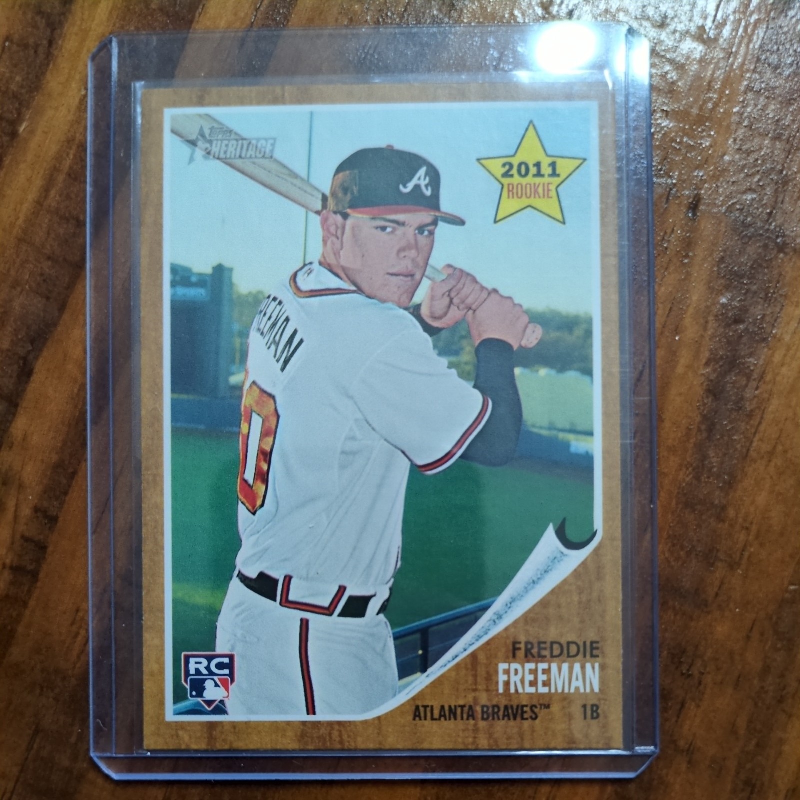 2011 Topps Heritage - Freddie Freeman #76 (RC)