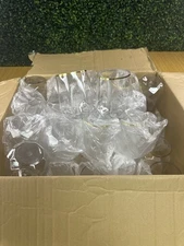 36 Pack Diamond Plastic Wine Glasses,Unbreakable Stemless Whiskey Cocktail Gold