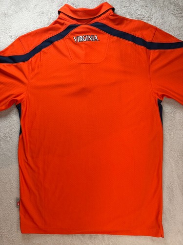 Polo UVA Virginia Nike Golf Dri-Fit Para Hombre Naranja Nuevo Talla S Pequeño Para Hombre - Imagen 5 de 12