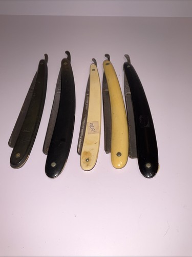 OLD VINTAGE ANTIQUE STRAIGHT RAZOR LOT OF 5 RAZORS - Picture 11 of 11