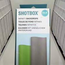 We R Memory Keepers ShotBox Background Infinity Backdrops Greenscreen  Gray New