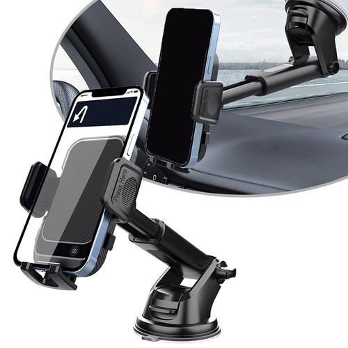 Support Téléphone Voiture Support avec Ventouse pour GPS et Appareils Mobile S - Photo 2 sur 7