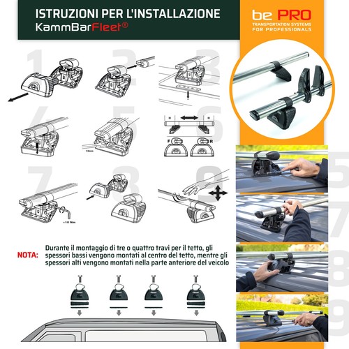 für Fiat Ducato 2006- Dachträger Gepäckträger Silber - Bild 9 von 10
