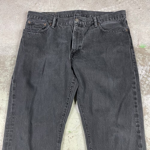 Polo Denim & Supply Ralph Lauren Jeans Mens 36x32 Black Straight Vintage RRL - Picture 9 of 13