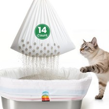 7-Day Sifting Litter System Bags, Heavy Duty Thickened Liners 37x18 Inch 14 ...