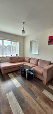 Branco Corner Fabric Sofa with Chaise, Fudge Fierro Upholstery 190 x 190cm