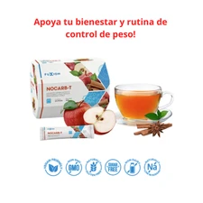FuXion NoCarb-T 28 sobres Manzana Canela – Apoya Control de Peso y Bienestar
