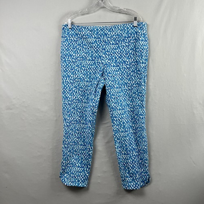 #ad Soft Surroundings Pants Womens Sz PXL Blue Pull On Artsy Stretch Coastal $24.00