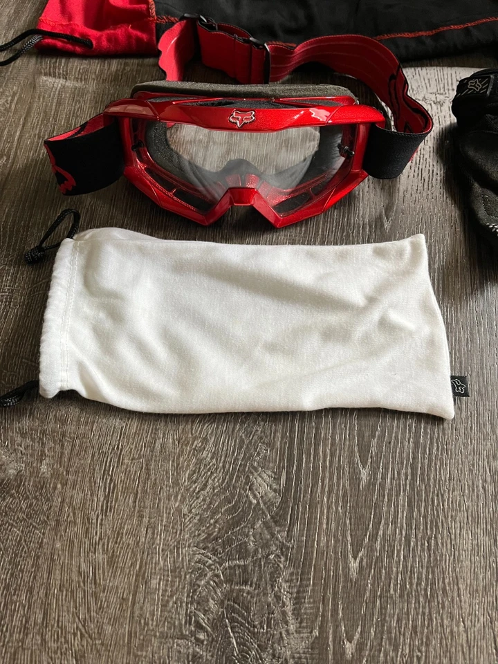 Fulmer Helmet Fox Racing Dirtpaw Gloves Goggles Protective Gear READ DESCRIPTION - Image 4 of 4