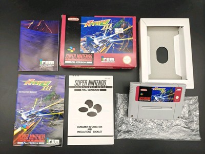 R-Type 3 Super Nintendo SNES Irem PAL OVP  
