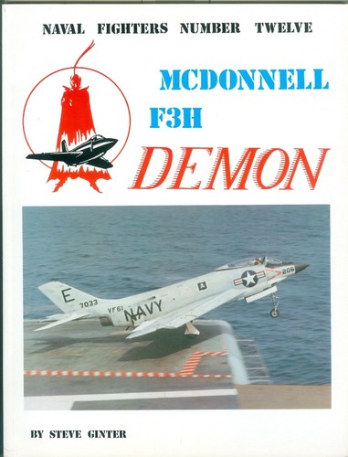 Ginter-Cold War-Modern Aircraft-USN-F3H Demon-Design-Detail-Colors-RARE!