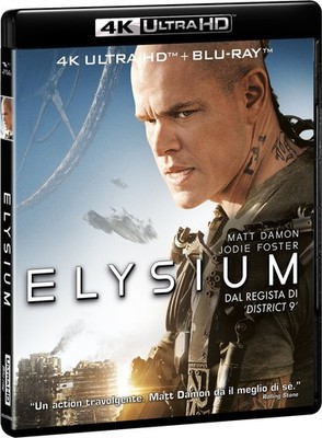 Elysium (4K Ultra HD + Blu-Ray Hd) (Region 2 PAL) - Neill Blomkamp
