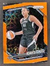 2025 Panini WNBA Prizm KIAH STOKES Orange Velocity #58 Las Vegas Aces