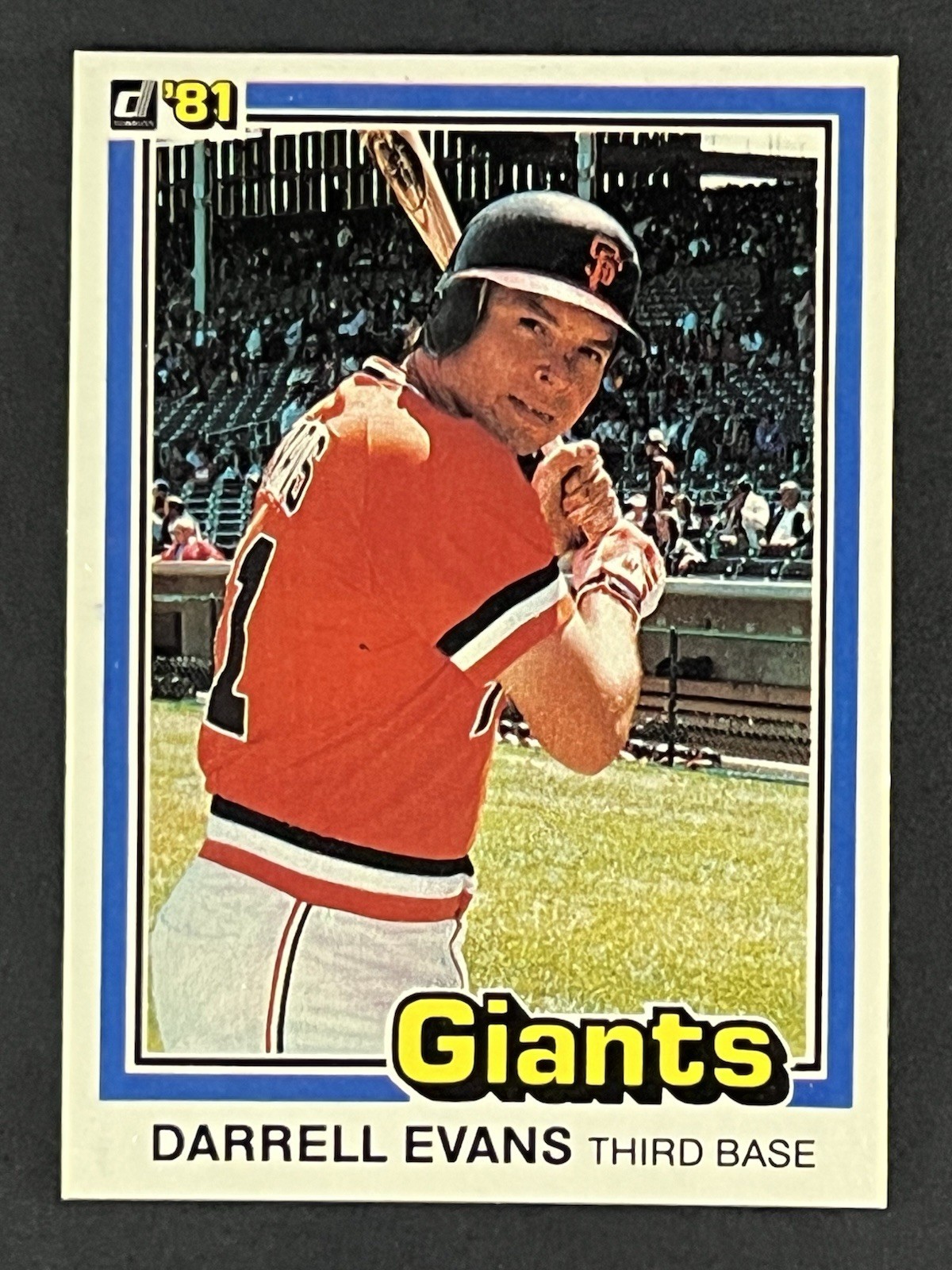 1981 Donruss #192 Darrell Evans San Francisco Giants #192