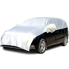 Half Car Cover with Cotton All Weather Car Body Covers Outdoor Indoor for All