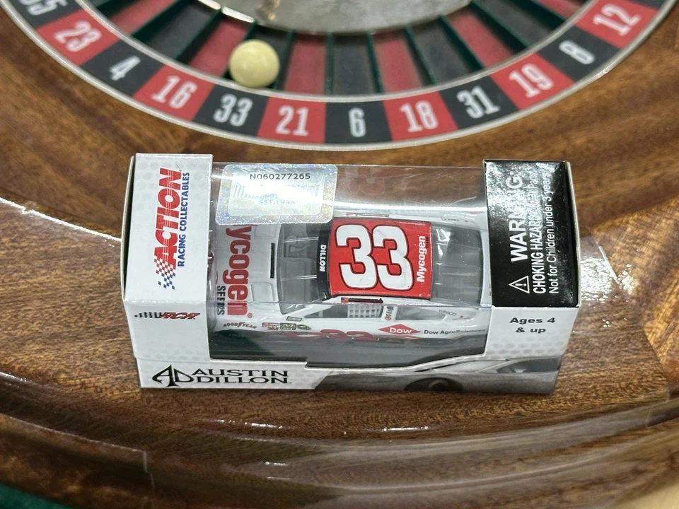 AD 2013 1/64 Action Racing #33 Austin Dillon Mycogen Seeds fundido a presión raro Foto 2 de 4