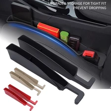 1 Pair Car Seat Side Gap Filler Set Storage Plug Strip Auto Interior Accessories