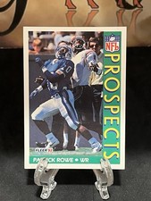 1992 Fleer Patrick Rowe RC #445 Prospects Cleveland Browns