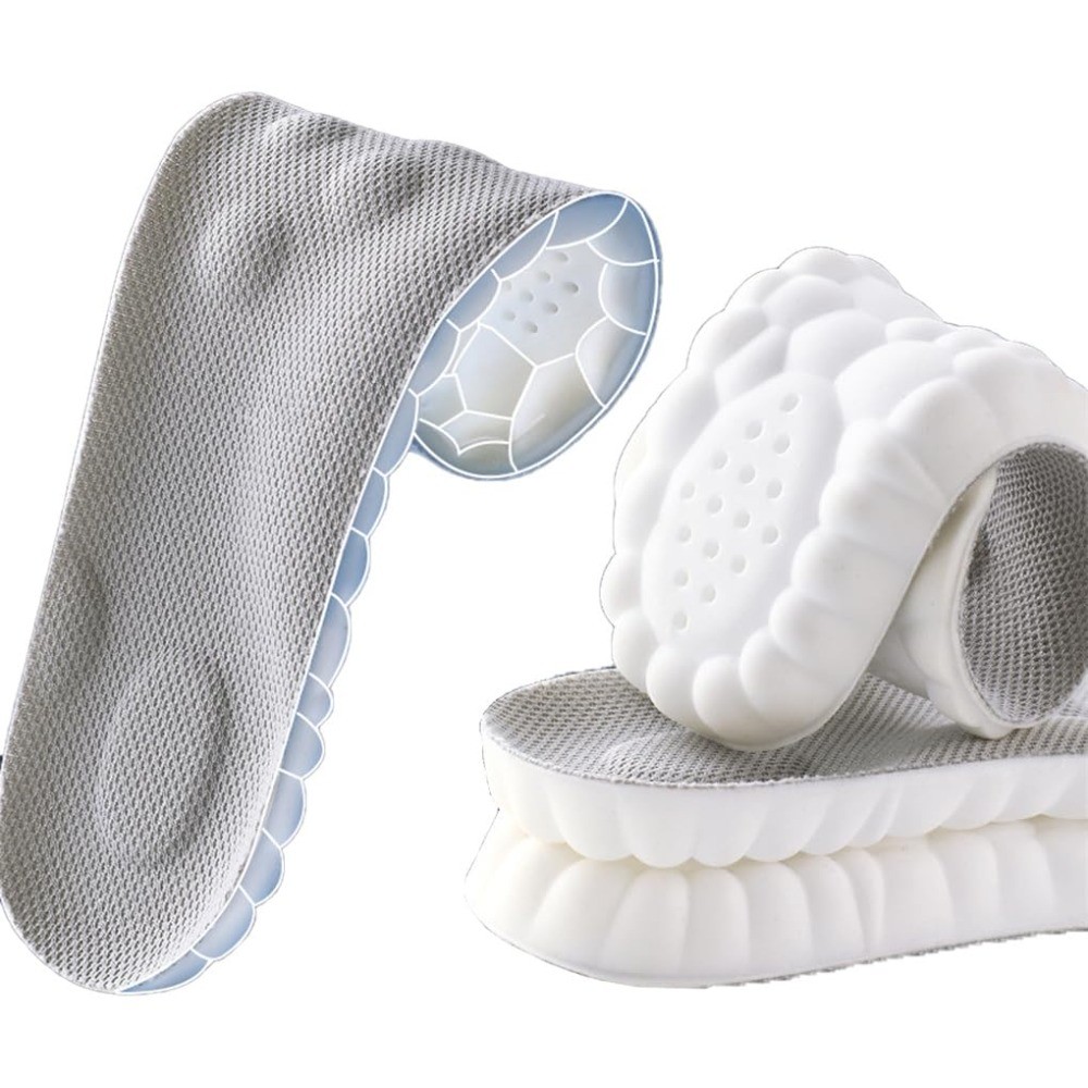 SAOLA Suola per scarpe cestino super morbida 4D solette sportive massaggio per uomo e donna