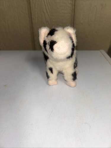 American Girl Blaire Wilson Haustier Schwein Plüsch geflecktes Ferkel nur keine Puppe 5 Zoll gebraucht