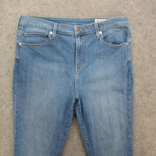 Aviator Jeans Mens 36 Blue Denim Stretch Made in USA Classic Five Pocket Travel - Picture 2 of 12