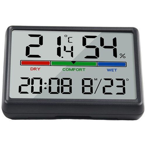 Easy to Read Digital Wall Clock with Temperature and Humidity Monitoring - Picture 21 of 47
