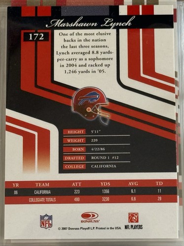 2007 Donruss Elite Football Set (1-200), Elite Series (1-24) Loaded Rookies - Picture 3 of 19