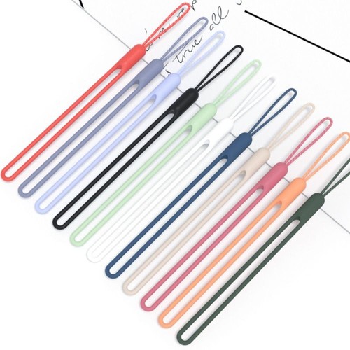 Short Phone Anti-lost Rope Silicone Hanging Cord Fashion Phone Lanyard - Photo 8 sur 22