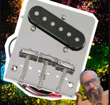 Classic Look Loaded Chrome Tele Saddle Bridge With Single Coil Pickup Winning 