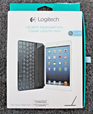Logitech Ultrathin Keyboard Mini for iPad Mini in Original Box Preowned 