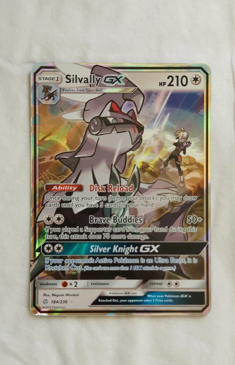 silvally gx pokemon card price Pokémon TCG Cards for sale (You cant use more than 1 GX attack in a game.) Weakness Fighting ×2 Resistance None None Retreat Cost Silvally GX ULTRA RARE 90/111