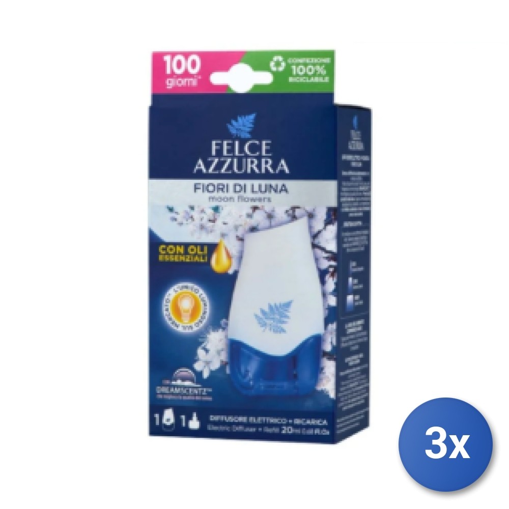 3X Felce Azzurra Spina Casa Base Fiori Di Luna