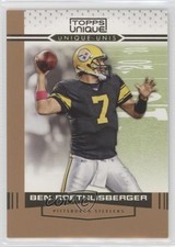 2009 Topps Unique Unique Unis Bronze Select 35/99 Ben Roethlisberger #UU20 2k3