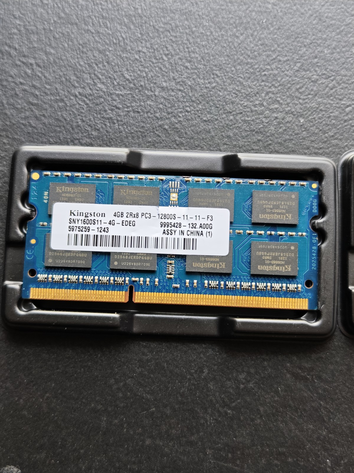 Samsung Micron Kingston 4GB 2Rx8 DDR3-1600MHZ PC3-12800U DIMM Memory Module