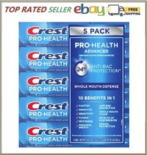 Crest Pro Health Advanced Toothpaste, 5.9 oz, 5-pack