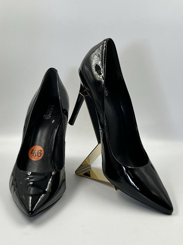 Michael Kors Women’s Black Patent Leather Stilettos Point Toe US Size 9.5 M - Picture 1 of 15