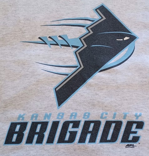 KANSAS CITY BRIGADE ARENA FOOTBALL LEAGUE (AFL) MIT LOGO WEISS MELIERT XL T-SHIRT - Bild 2 von 6
