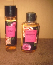 3 New Bath  Body Works WHIPPED ROSE  VANILLA Products: Spray Mist  Shower Gel