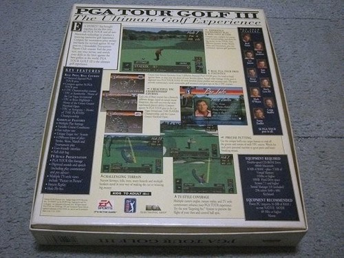 RETAIL PRICE 12 800 YEN EA SPORTS For Mac PGA TOUR GOLFIII. (English versi - Picture 2 of 9