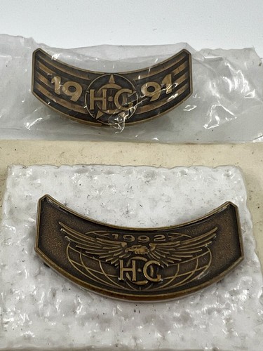Harley Davidson Lot HOG Owners Group Anstecknadel Mütze Jacke Weste 1989-1992 - Bild 3 von 7