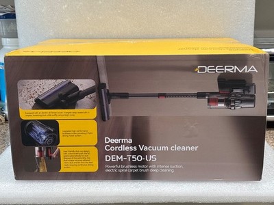 Deerma DEM-T50 Cordless Vacuum Cleaner w/Charging Station New!