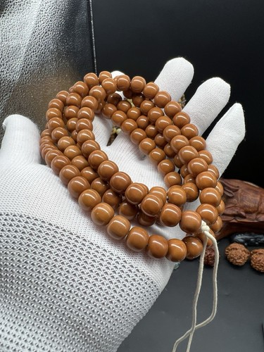 10×9mm Hedgehog Vintage-style 108 beads necklace猴头精工老型108念珠脖挂 - Picture 2 of 13