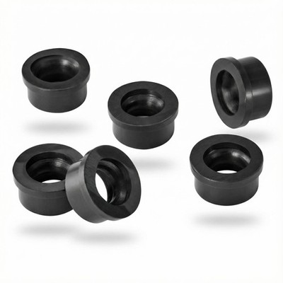 FixoTech 6 Pieces Black Rubber Handle Gaskets, Anti-Leak Seal small, 