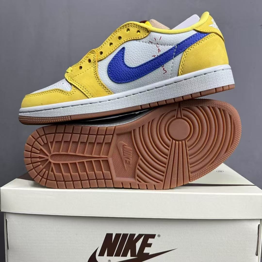 30cm AJ1low ×travis Scott Air Jordan 1 Low Golf x Travis Scott 'Neutral Olive' (FZ3124
