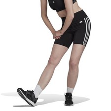 adidas Women's Training Essentials 3-Stripes High-Waisted Short Leggings